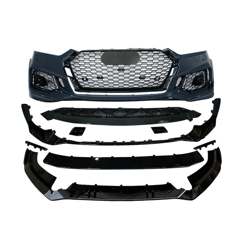 RS5 Style Front Bumper Kit For Audi A5/S5 B9+Front lip